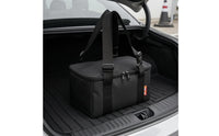 Rectangular Car Stop Device Bag Black Zippered Storage Bag Soft-Sided Lightweight