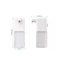 Wall Mountable Smart Sensor Soap Pump IPX5 Waterproof Automatic Foaming Soap Dispenser Large Capacity Touchless Hand Sanitizer Dispenser for Kitchen, Office