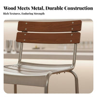Retro Design Mechanical supportrest Stool Light Luxury Mechanical Counter Seat with support Includes Footrest Bar Chair Rustic Look for Cafe Owners, Homeowners, partners, Restaurant, Kitchen, Dining Area, Party Room