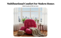 Foldable Design Adjustable Backrest Lounger Soft and Comfortable Adjustable Floor Lounger Multi-Functional Lounge Seat Complimentarystanding for Adults, Students, Gamers, Reading Nook, Bedroom, Bay Window, Dorm Room