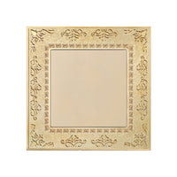 Wall Plate with Floral Border Antique Gold Switch Faceplate Ornate