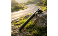Seatpost with Clamp Adjustable Offset Seatpost Molded Seat Post with Clamp for Cyclists