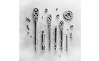 6 Pieces 5-Degree Swing Arc Flexible Head Ratchet Set Reversible Switch Flex Head Ratchet Set Long-Lasting 40CR Steel Construction Mechanics Tool Kit Quick-Release Button for Professionals