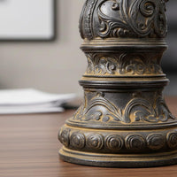 Horse Head Figurine Feng Shui Chinese Horse Sculpture Wealth Luck for Office, Study Room