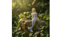 Colorful Mermaid Figurine Whimsical Resin Mermaid Coastal Home Decor Beach for Collectors, Aquatic Tank