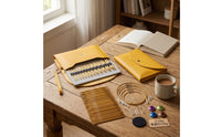 Interchangeable Circular Knitting Compact for Knitters, Crafters