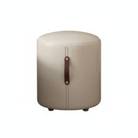 Upholstered Vanity Pouf Sturdy and long-lasting Small Stool High Load Capacity