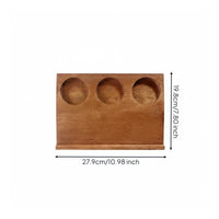 Premium Wood Chocolate Display Tray Easy to Clean Wooden Dessert Tray Logo Engraving for Cafe Owners, Chefs, Restaurant, Bakery