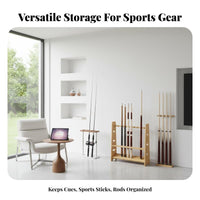 Multi-Purpose Billiard Cue Floor Stand Multifunctional Floor Stand Billiard Holder Space Saving for Home, Garage