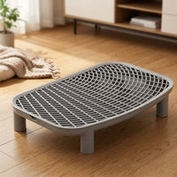 Cat Litter Mat with Double Layer Sifting, Cat Toilet Control Sand Tray, Four Seasons Universal Indoor Use Litter Control Mat 142