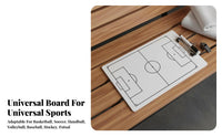Portable Attractive Sports Board Sturdy Coaches Game Plan Board Reusable for Training Sessions