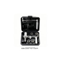 Gear-Driven Tire Lug Wrench with Case Non-Slip Detachable Lug Wrench High-Leverage Tool Long-Lasting for Drivers, Garage
