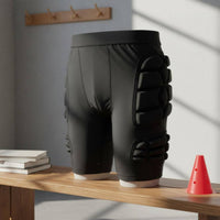 Anti-Collision EVA Padded Shorts Shock Absorption Ski Protection Shorts Thickened Padding Snowboard Moisture-Wicking for Adults, Skiing, Snowboarding, Skating, Football