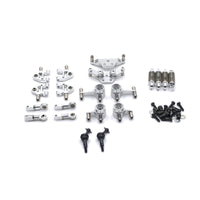 RC Car Upgrade Kit Lightweight RC Car Parts with Shock Absorbers Adjustable Hardware for Wltoys 1/28 Garage Tuning