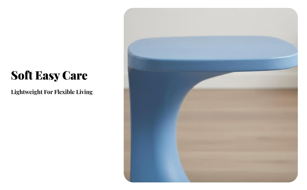 Nordic Design S-Shaped End Table Creative silhouettesShaped Accent Table Space-Saving Nightstand Minimalist design for Apartment Dwellers, Interior Designers, Homeowners, Living Room, Small Spaces, Bedroom, Entryway