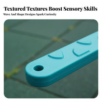 Indoor/Outdoor Use Sensory Training Balance Path Improves Physical Skills Modular Balance Beam Set Develops Coordination Kids Stepping Stones and Beams Non-Slip Surface for Preschoolers, Toddlers, Kindergarten, Daycare, Playroom