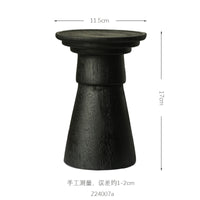 DIHOME侘寂风黑色大型摆件烛台黑色漆面烛台客厅酒店高级工艺品