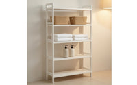 Open Bookshelf Minimalist Freestanding Bookshelf Space-Saving Open Bookcase for Living Room, Study