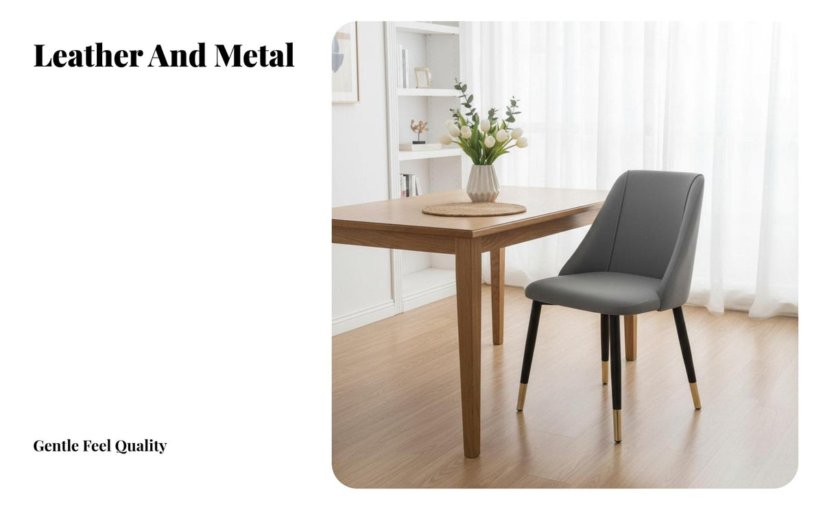 Light Luxury Design Upholstered Side Chair with Metal Legs Modern Minimalist Design Armless Four-Legged Chair Padded Cushion Dining Seat Ergonomic Curved Back for Interior Decorators, Business Owners, Kitchen, Living Room, Home White Ice, Restaurant