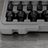 14 Pieces Hex Bit Socket Set Precision-Machined Hex Bit Socket Set with Storage Case Professional Tool for Handymen, Garage