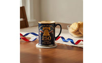 American 250th Anniversary Mug Collectible Item the Nation 250th Anniversary Mug Double Sided Print Patriotic Coffee Cup for Collectors, Nationalists