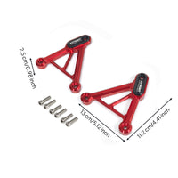 Headlight Side Brackets CNC-Machined Motorcycle Headlight Bracket Aluminum Alloy Modified for Commuters, Front End Upgrade
