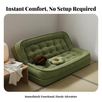 Full Body Support Oversized Convertible Lounger Multi-Functional Design Human-Sized Pet Bed Thickly Padded Floor Sofa Soft Upholstery for Students, Apartment Dwellers, Readers, Bedroom, Living Room, Reading Nook, Home Office