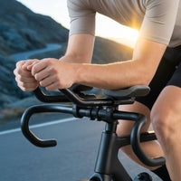 Aluminum Alloy Aero Handles Sponge Padding Padded Handlebar Rest Curved Time Trial Rest Bar Black