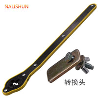 汽车千斤顶手摇杆轿车摇把随车工具小车用车载应急换胎工具转换头