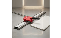 Metal Tile Cutting Guide Straight Stone Cutter with Suction Cup Rigid Tile Cutter Guide Track for Tilers, DIYers, Home Renovation, Workshop