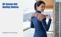 Copper Fiber Double Shoulder Support Brace, Thermal, Neck Relief, Unisex
