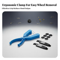 Rim Protection Two-Wheeler Tire Changing Tool Non-Marring Bike Tire Installation Pliers Labor-Saving for Cyclists, Home Maintenance