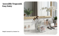 Multi-Compartment Makeup Tray Large Capacity Multi-Compartment Clear container