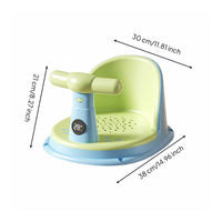 360° Surround Protection Baby Bath Seat Ergonomic Hug Design Non-Slip Baby Bath Chair Soft Cushion for Newborns, Infants