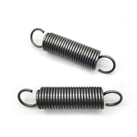 2 Pieces Cylindrical Spring with Hooked Ends Heavy-Duty Coil Spring with Hooks Long-Lasting Extension Springs with Hook Ends Versatile for Mechanics