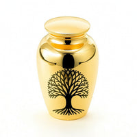 Compact Decorative Mini Cremation Urn Miniature Mini Cremation Urn Sturdy Elegant for Home Memorial