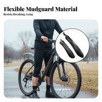 2 Pieces Mountain Bike Mudguard Set Full Coverage Ride-on Mudguard Set Front and Rear Mud Flaps Easy Installation