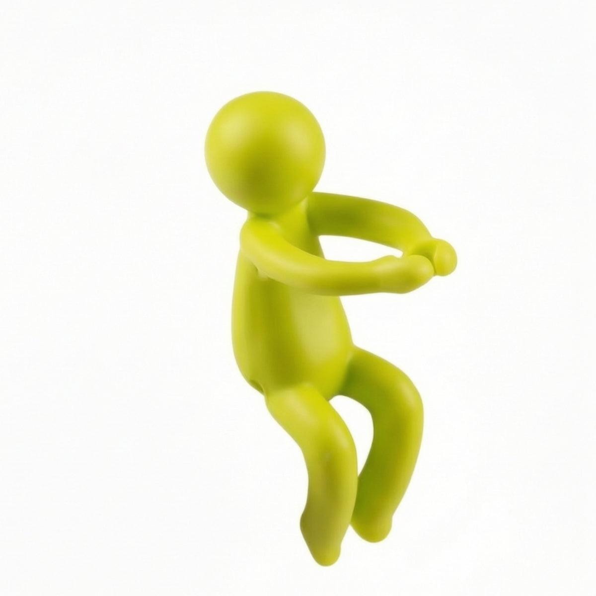 Fits Various Stem Sizes Little Man Plant Holder Cute Design Climbing Person Plant Clip Long-Lasting Resin Material House Decoration Safe and Odorless for Windowsill