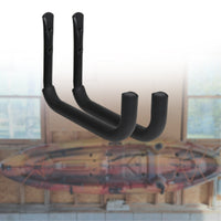 Space-Saving Kayak Wall Rack Heavy-Duty Kayak Wall Mount Padded Paddle Board Rack Powder-Coated for Kayakers, Paddleboarders, Garage, Shed