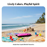 Inflatable Water Board with Handles Large Buoyancy Inflatable Ride Board Handled Paddle Board Waterproof Material