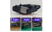 Lens-Style-Style Headlamp with Daytime Running Lights pairedBeam Headlight Assembly Direct Replacement Light Connector-and-Play for Car Enthusiasts, DIY Mechanics, Automotive Upgrade, Night Driving