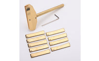 Fret Installation Tool with Plates Radiused Guitar Fret Press with Inserts Fretboard Press Caul for Luthiers, Luthier Workshop