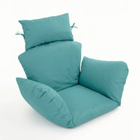 High-Back Hanging Chair Cushion Comfortable Egg Chair Cushion Luxurious Ergonomic