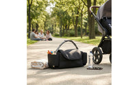 Water-Resistant Stroller Organizer Structured Stroller Organizer with Tissue Pocket Portable Nappy Bag Multifunctional for Moms, Parents, Outings, Travel