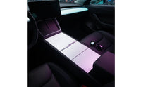 Anti-Scratch Silicone Console Mat Easy Installation Center Console Cover Smudge-Resistant-Resistant Long-Lasting for Electric Vehicle Model Three Owners