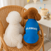 Pet Shirts Dog Clothes, Thin Polyester Sweatshirt, Summer Small Dog Cat Pet Clothing, Crew Neck Puppy T-Shirt for Teddy Pomeranian, XL