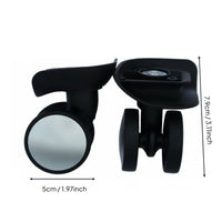 Double Wheel Caster 360 Degree Swivel Luggage Replacement Wheel Wear Resistant