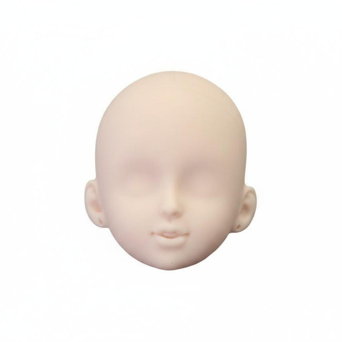 Makeup Practice Head White Skin Tone DIY Doll Head Craft Supply Sleek Surface Long-Lasting for Crafters, Crafting