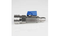 Ball Control Fitting with Lever Handle Compact Inline Ball Control Fitting Manual for Plumbers, Pressure Washer, Spray Line, Workshop