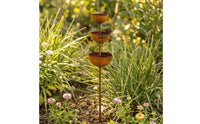 Bird Water Feeder Outdoor Bird Bath with Metal Stake Heavy Duty for Flower Bed